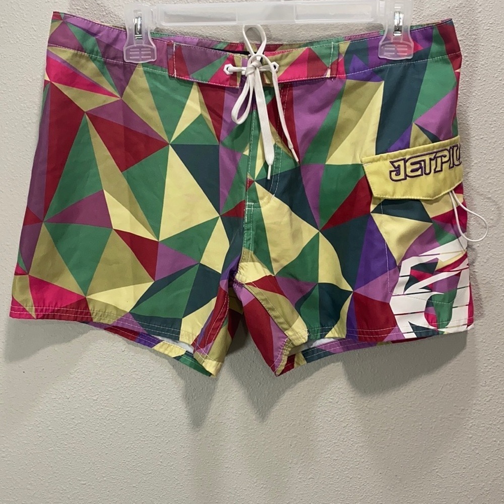 5‎ for $25 Yamaha jet pilot board shorts WJP-10430-PK-01; colorful bright